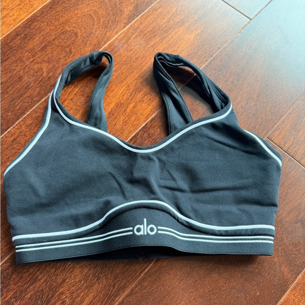 ALO Yoga Charcoal Sports Bra
